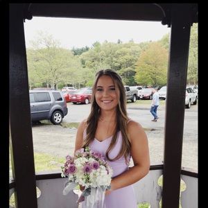 Light purple prom dress